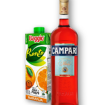 Campari 750 mL + Baggio Naranja 1 L