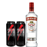 Smirnoff 700 mL + 2 Energizante Speed 473 mL